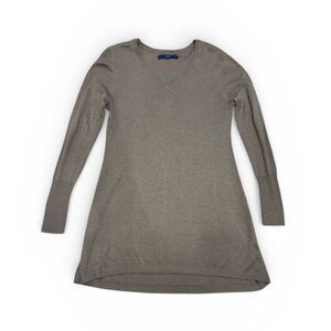 Apt. 9 Women's V-Neck Tunic - Gray/Tan